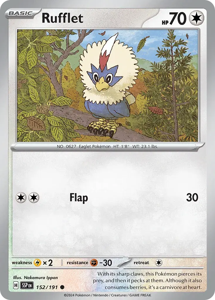 Rufflet Surging Sparks 152