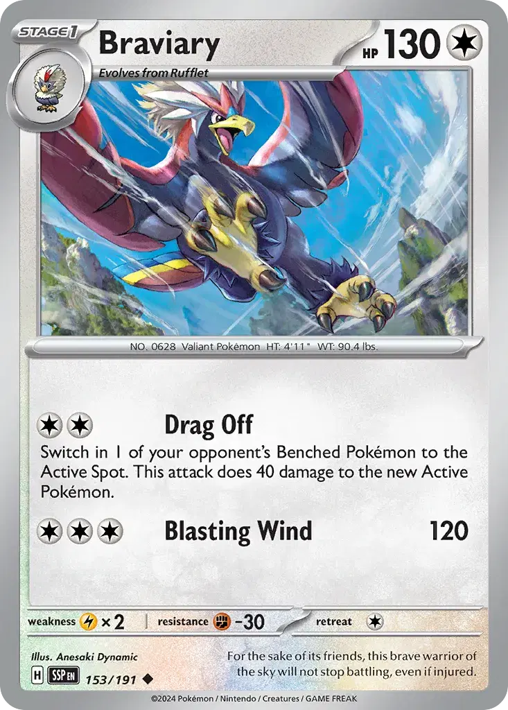 Braviary Surging Sparks 153