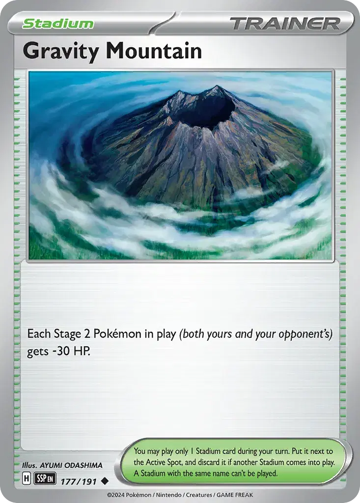 Gravity Mountain Surging Sparks 177