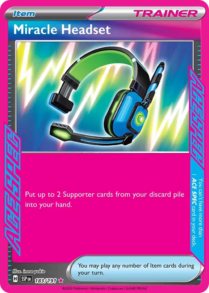 Miracle Headset Surging Sparks 183