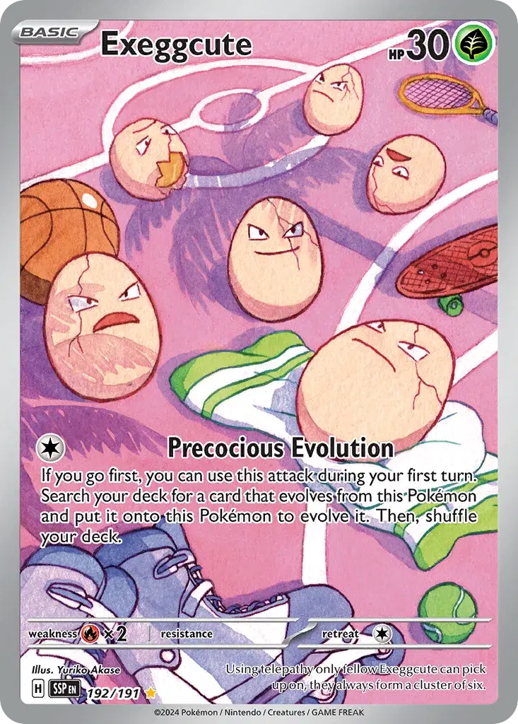 Exeggcute Surging Sparks 192