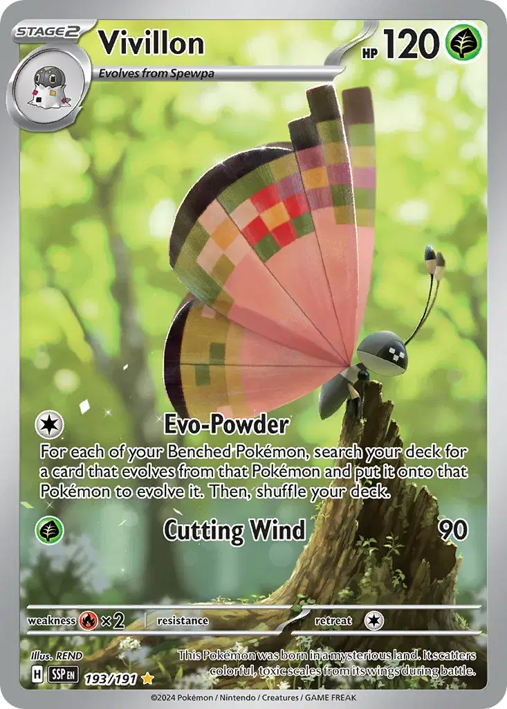 Vivillon Surging Sparks 193