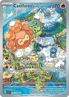 Castform Sunny Form Surging Sparks