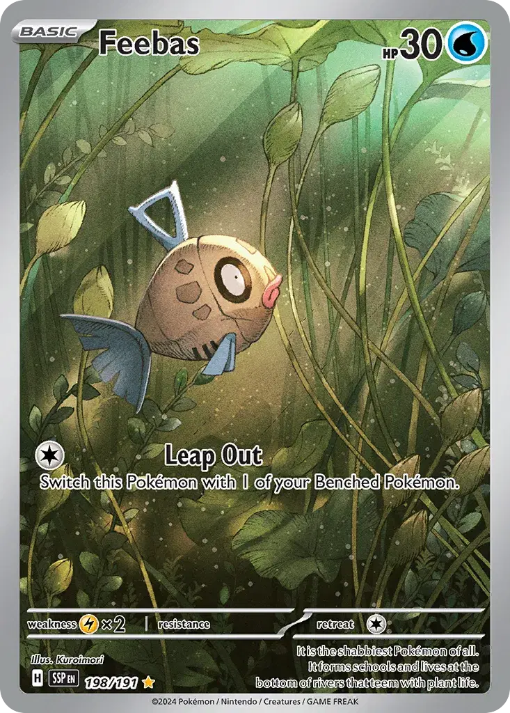 Feebas Surging Sparks 198