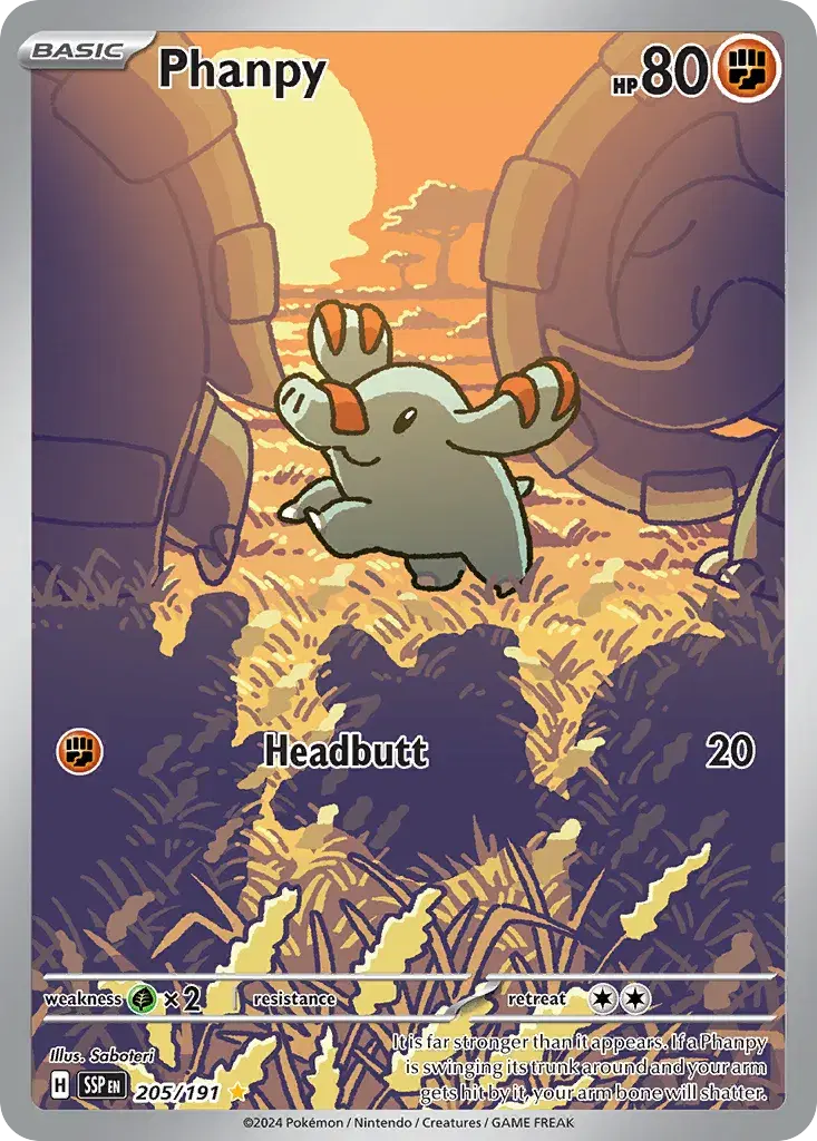 Phanpy Surging Sparks 205