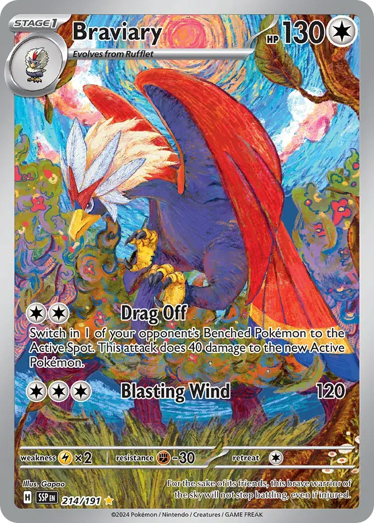 Braviary Surging Sparks 214