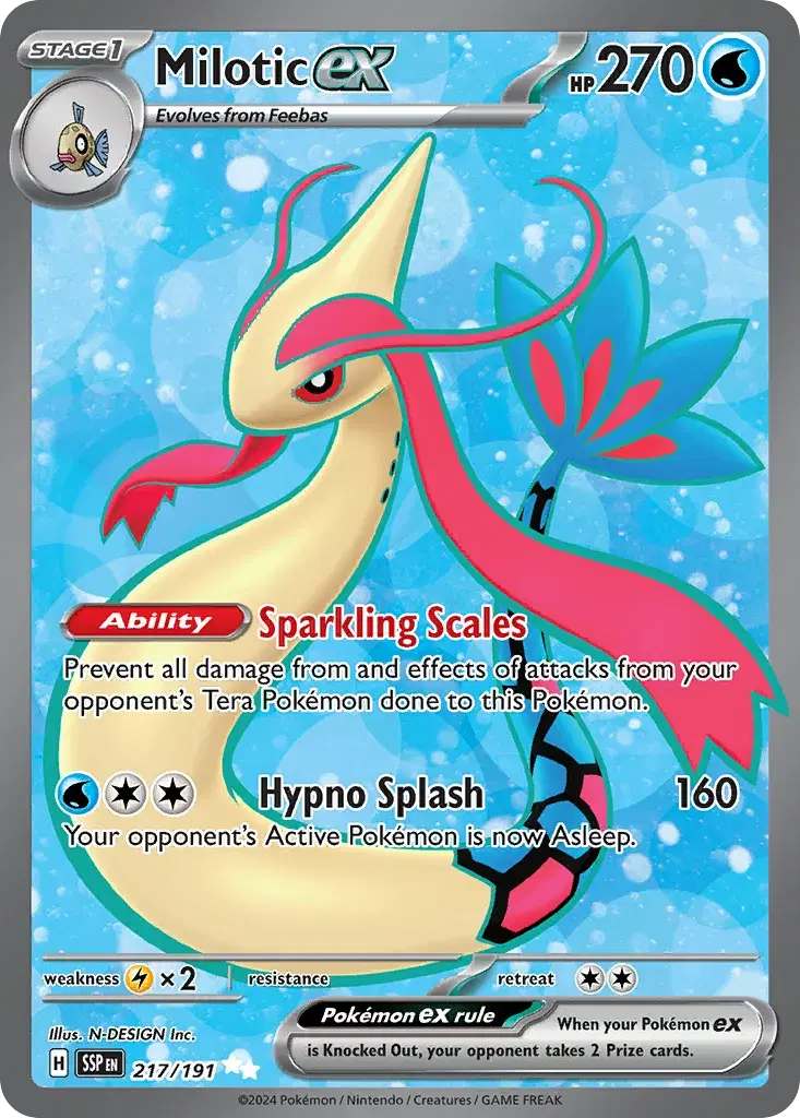 Milotic ex Surging Sparks 217