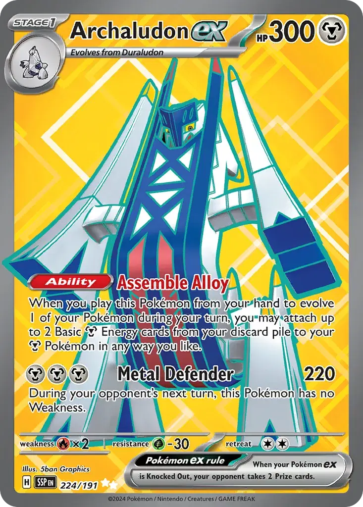 Archaludon ex Surging Sparks 224