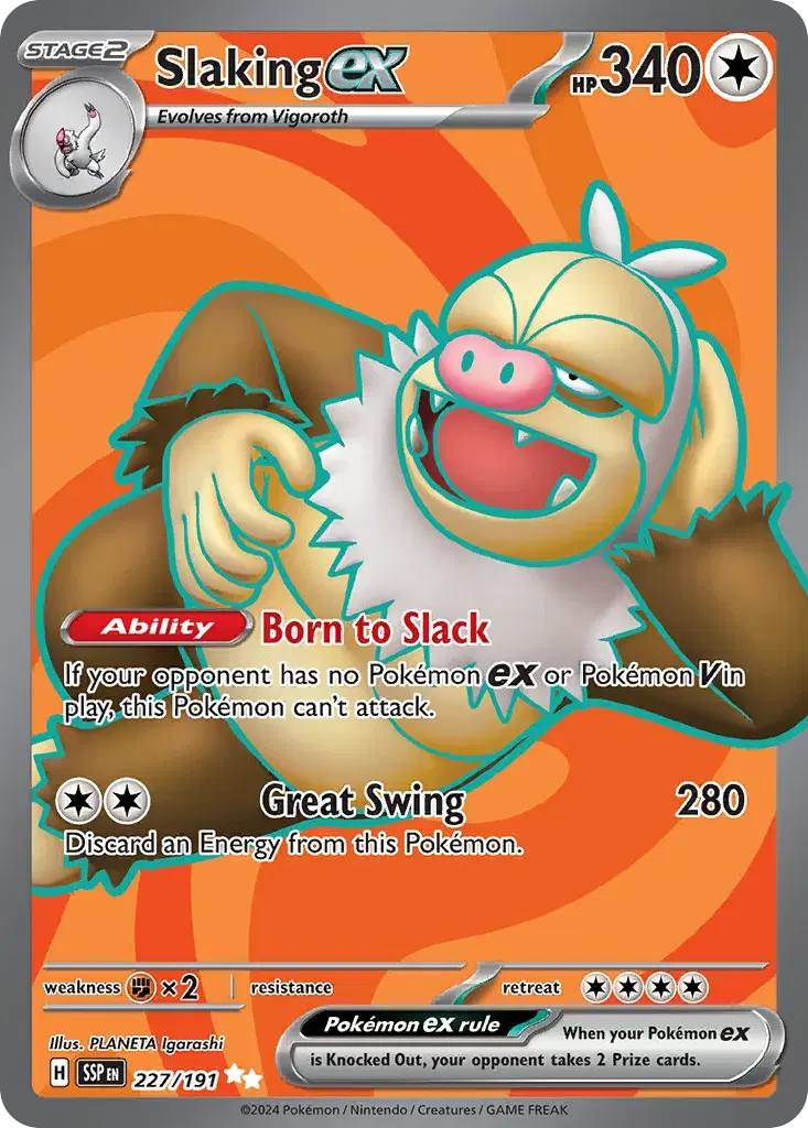 Slaking ex Surging Sparks 227