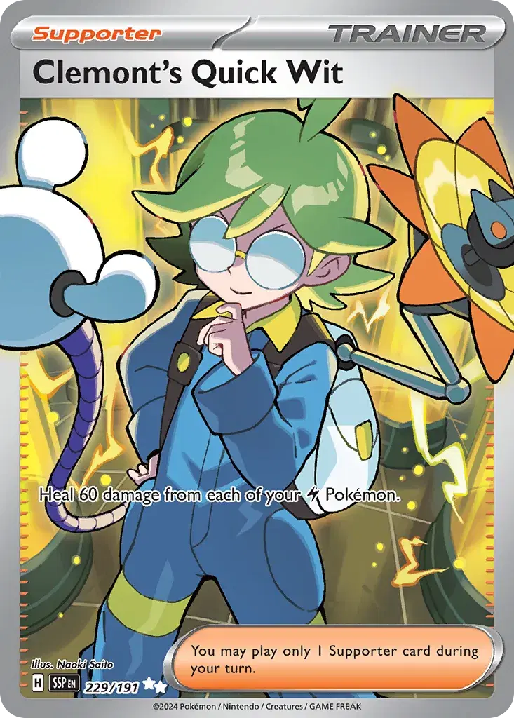 Clemont's Quick Wit Surging Sparks 229