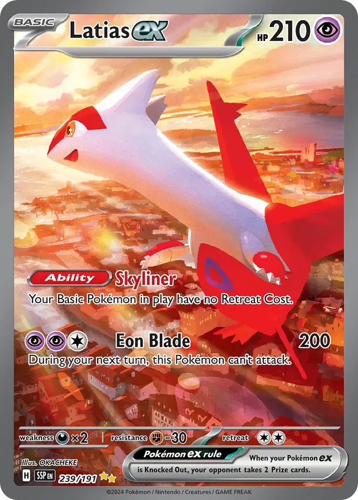 Latias ex Surging Sparks 239
