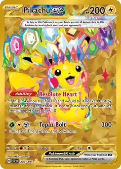 Pikachu ex Surging Sparks