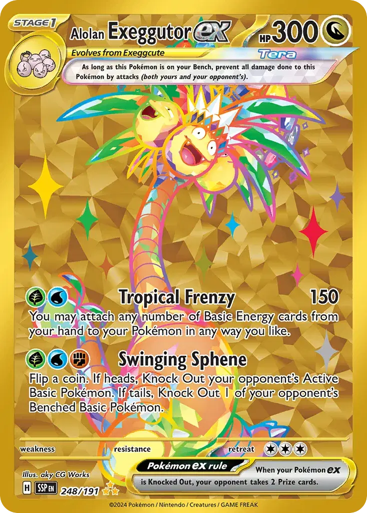 Alolan Exeggutor ex Surging Sparks 248