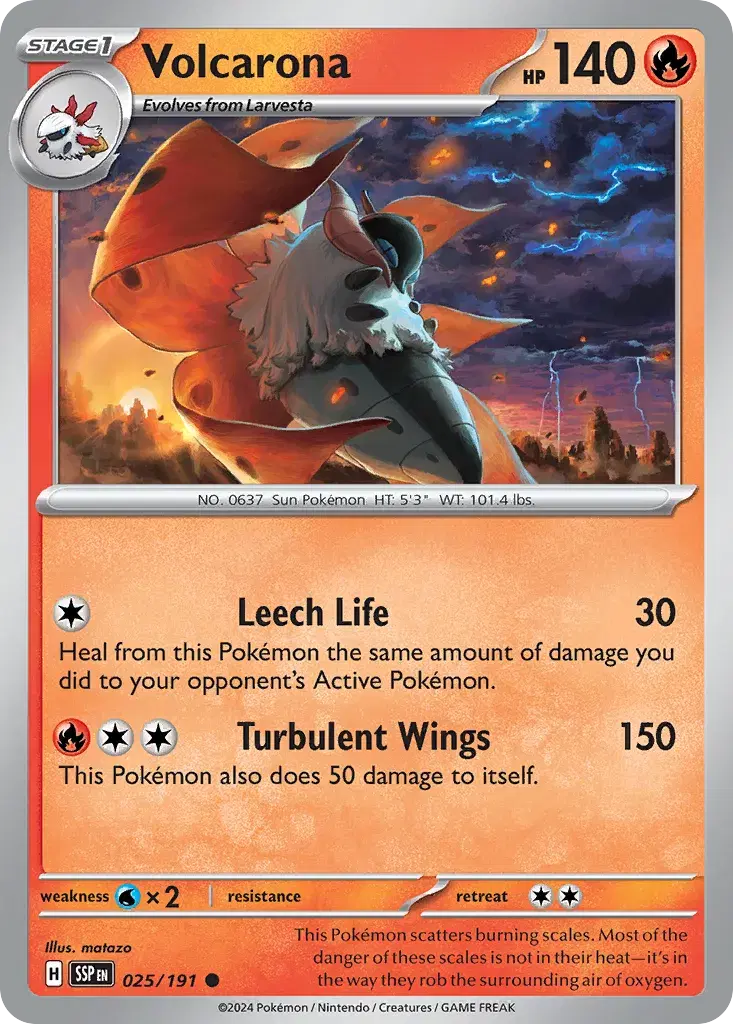 Volcarona Surging Sparks 25