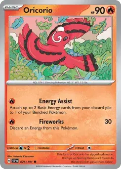 Oricorio Surging Sparks