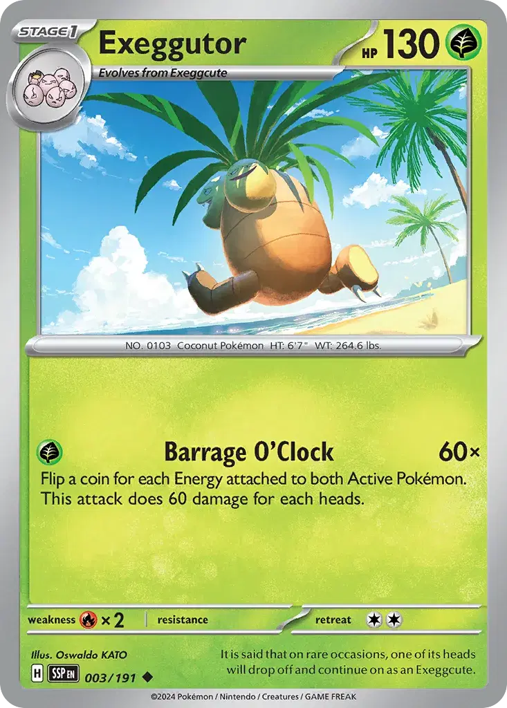 Exeggutor Surging Sparks 3