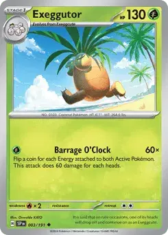 Exeggutor Surging Sparks