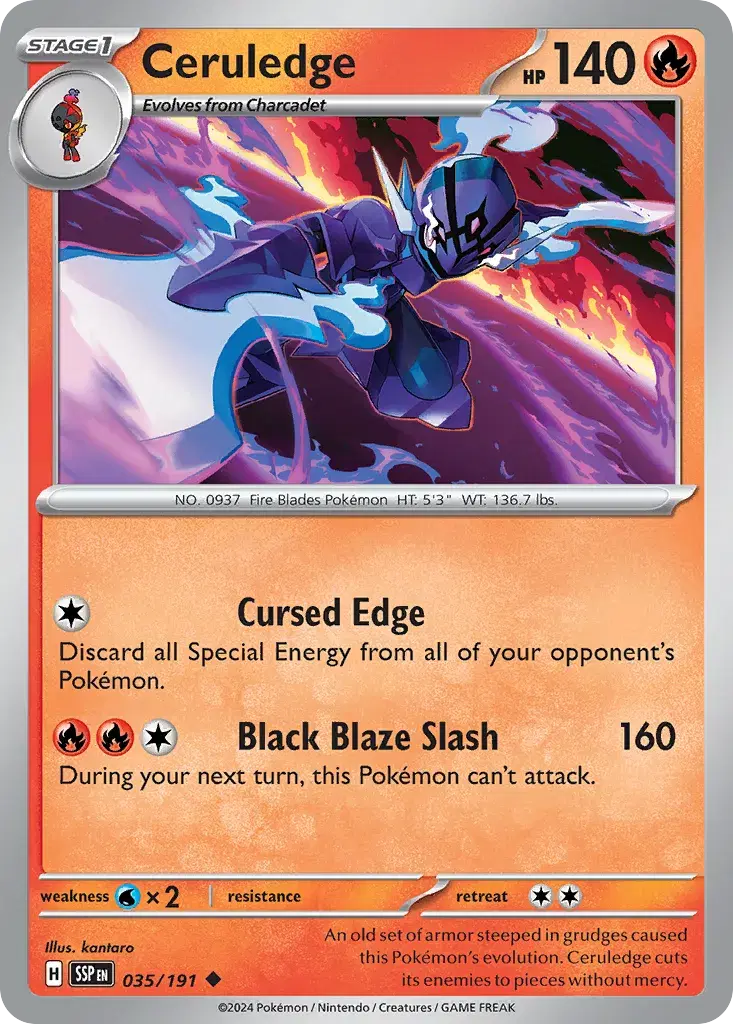Ceruledge Surging Sparks 35