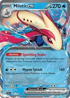 Milotic ex Surging Sparks