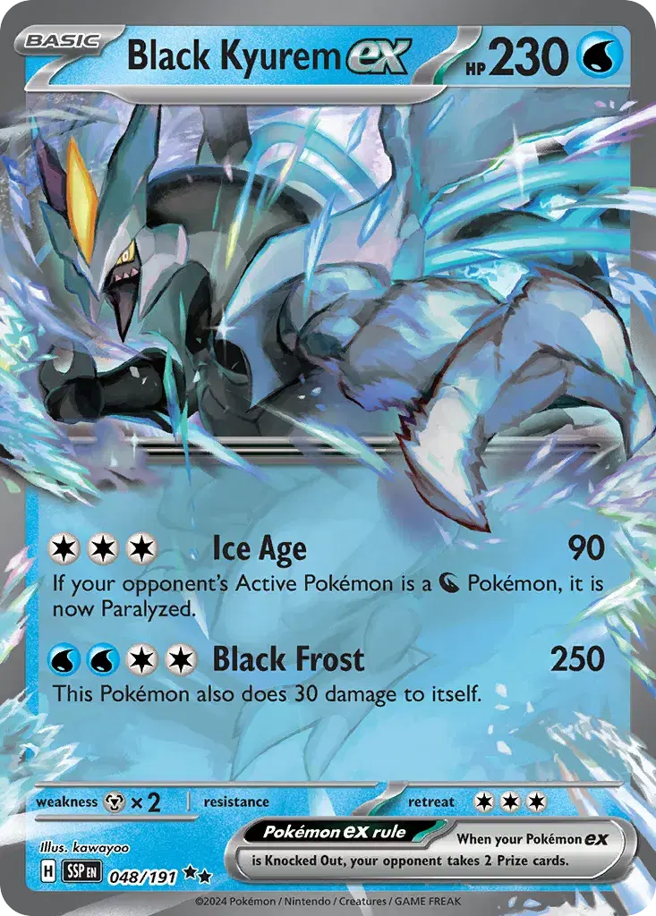 Black Kyurem ex Surging Sparks 48
