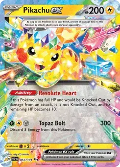 Pikachu ex Surging Sparks