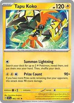 Tapu Koko Surging Sparks