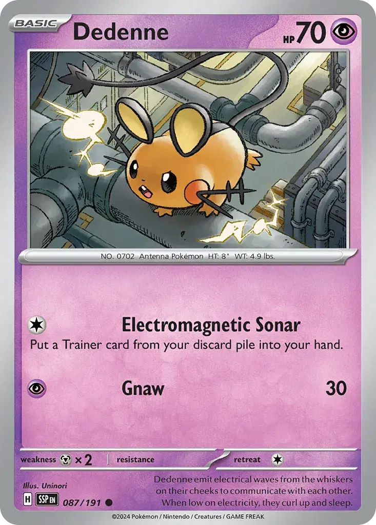 Dedenne Surging Sparks 87