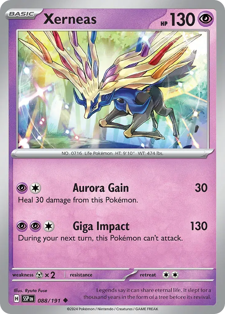 Xerneas Surging Sparks 88