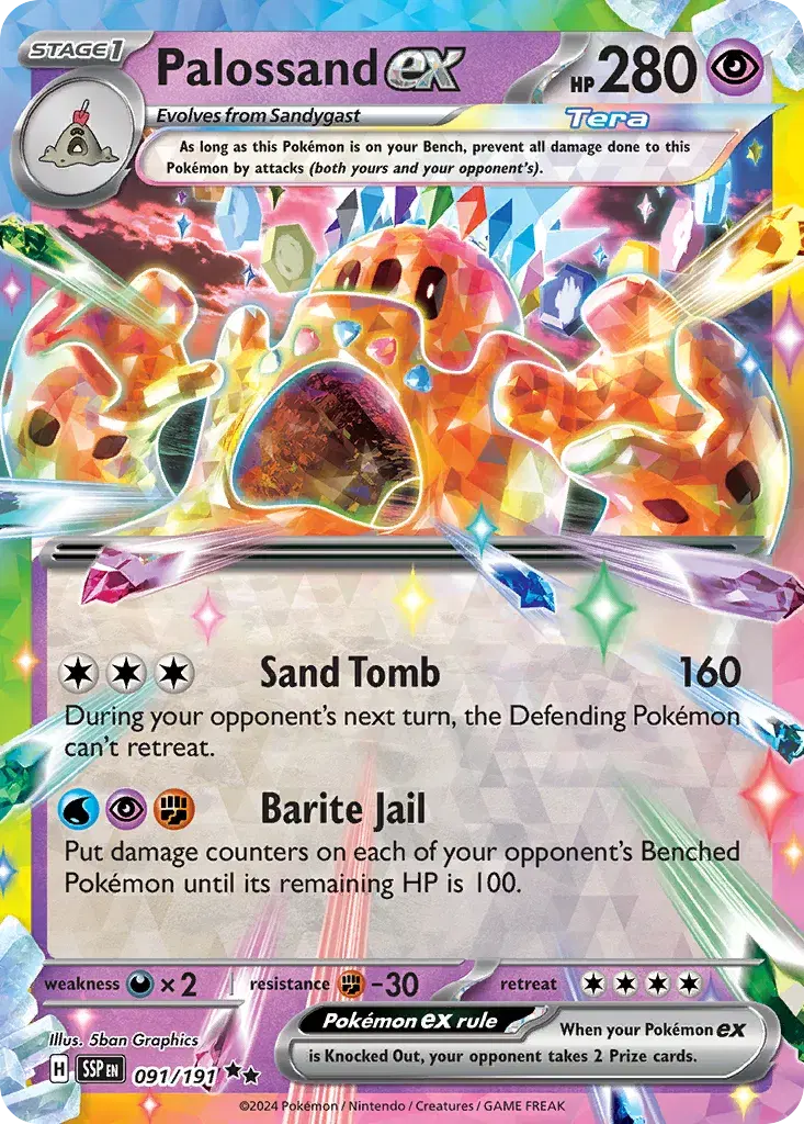 Palossand ex Surging Sparks 91