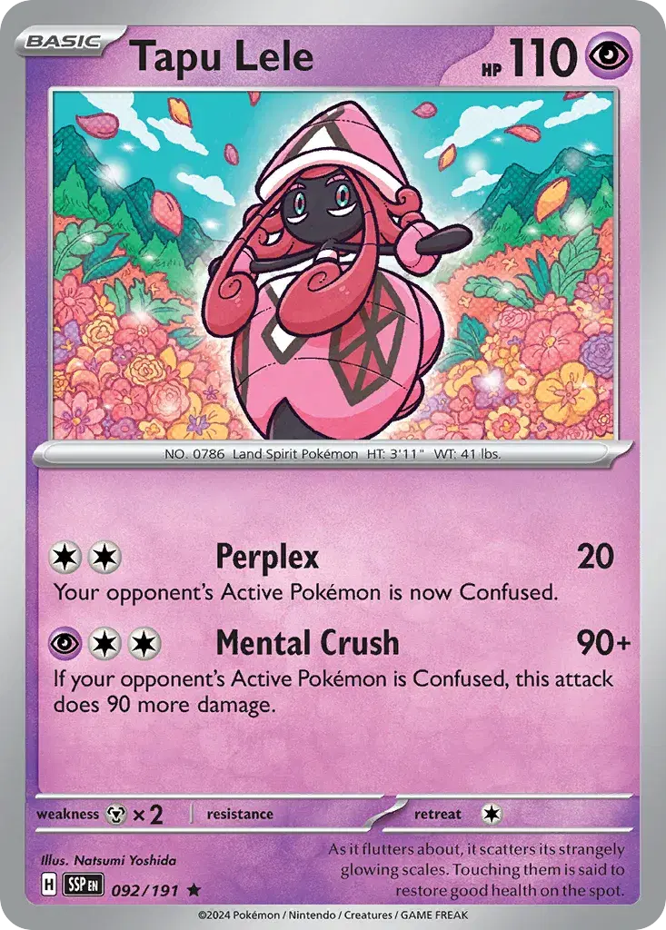 Tapu Lele Surging Sparks 92