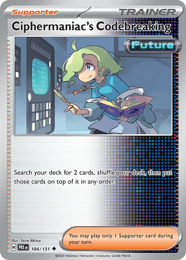 Ciphermaniac's Codebreaking Prismatic Evolutions 104