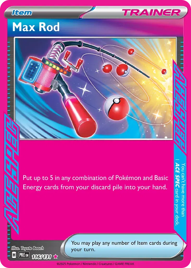 Max Rod Prismatic Evolutions 116