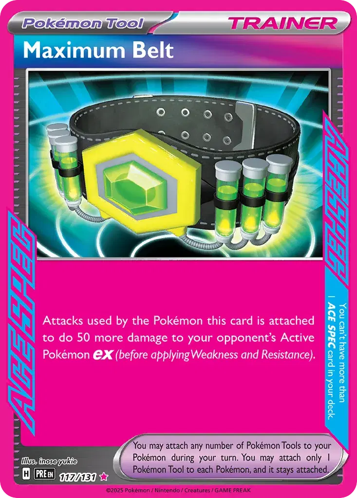 Maximum Belt Prismatic Evolutions 117