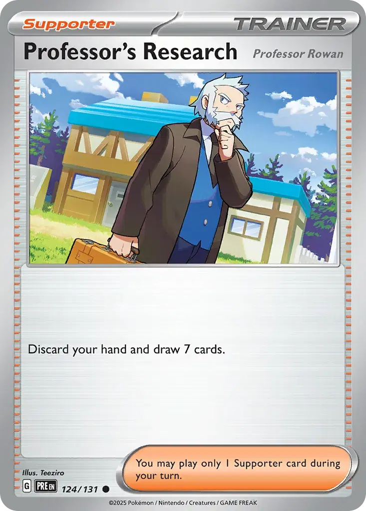 Professor's Research Prismatic Evolutions 124