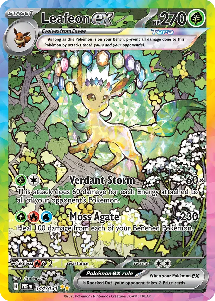 Leafeon ex Prismatic Evolutions 144