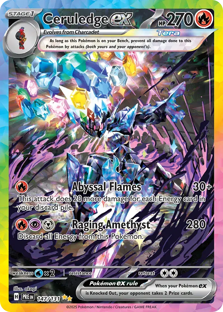 Ceruledge ex Prismatic Evolutions 147