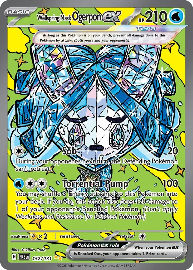 Wellspring Mask Ogerpon ex Prismatic Evolutions 152