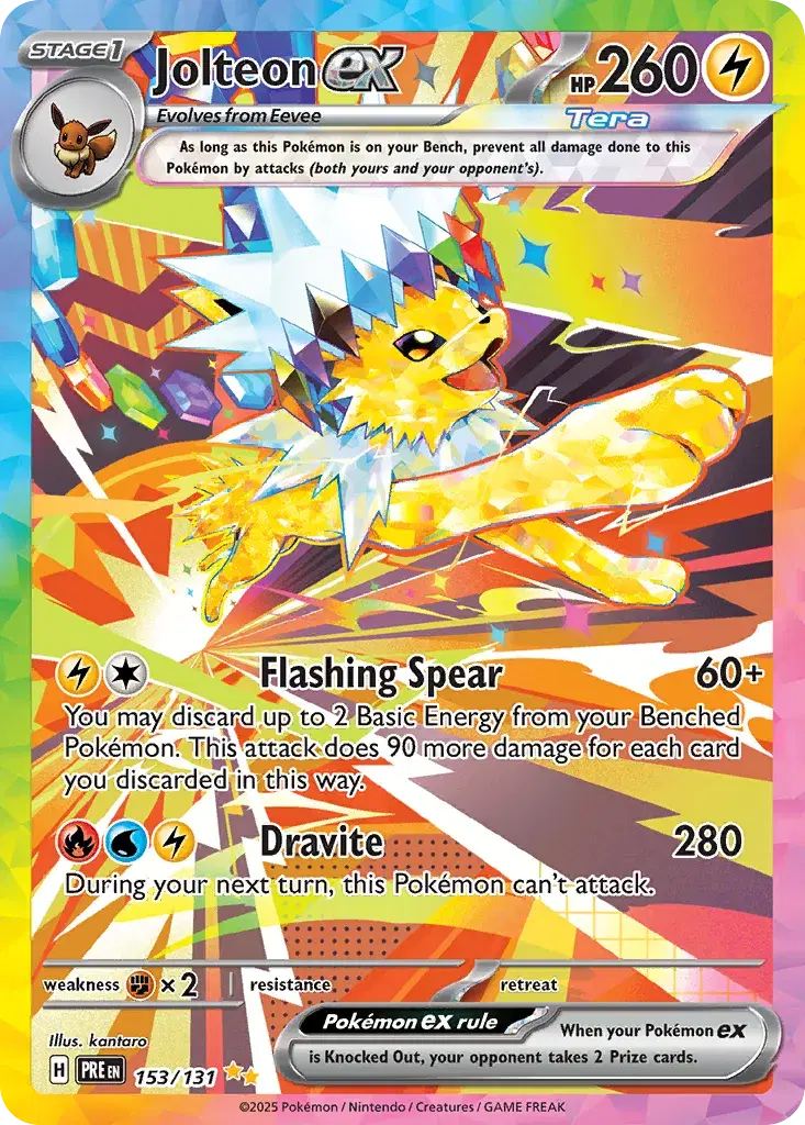 Jolteon ex Prismatic Evolutions 153