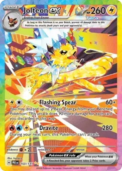 Jolteon ex Prismatic Evolutions