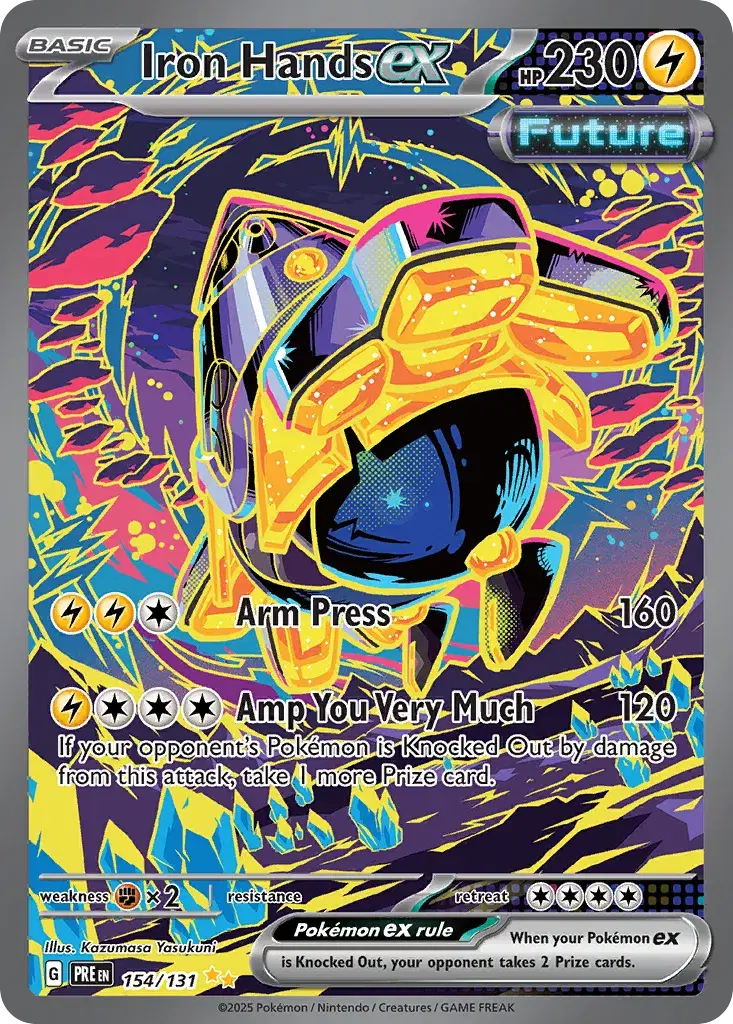 Iron Hands ex Prismatic Evolutions 154