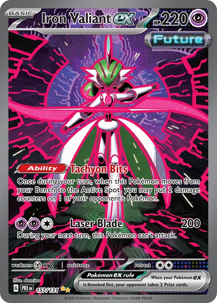 Iron Valiant ex Prismatic Evolutions 157