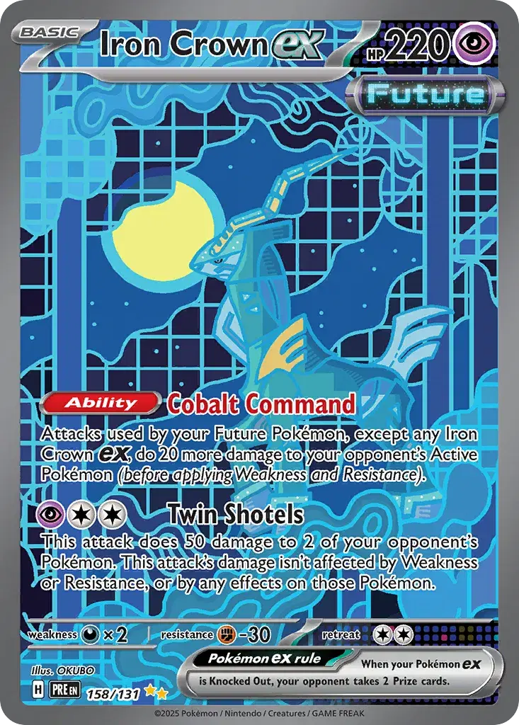 Iron Crown ex Prismatic Evolutions 158