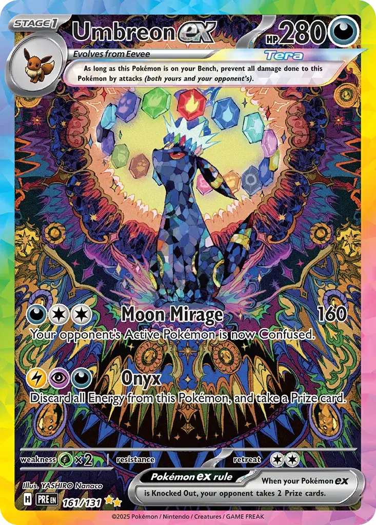 Umbreon ex Prismatic Evolutions 161