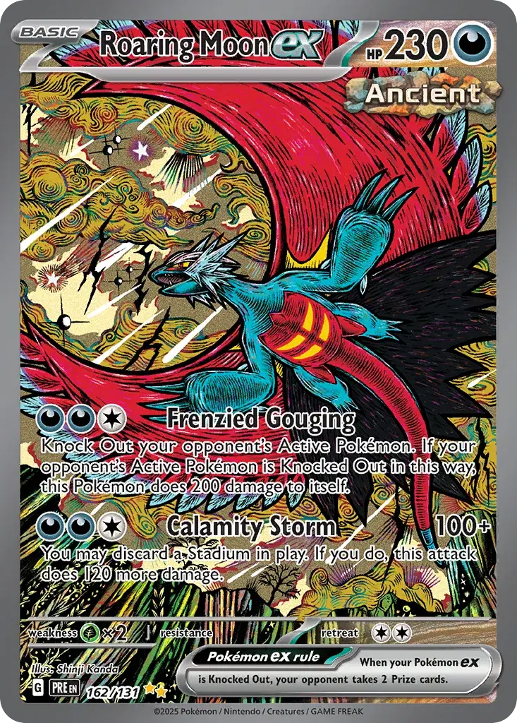 Roaring Moon ex Prismatic Evolutions 162