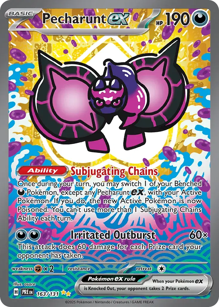 Pecharunt ex Prismatic Evolutions 163