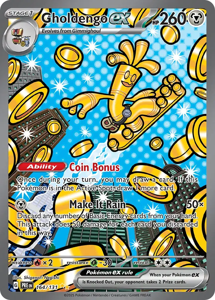 Gholdengo ex Prismatic Evolutions 164