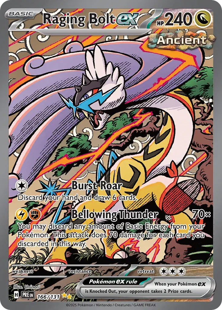 Raging Bolt ex Prismatic Evolutions 166