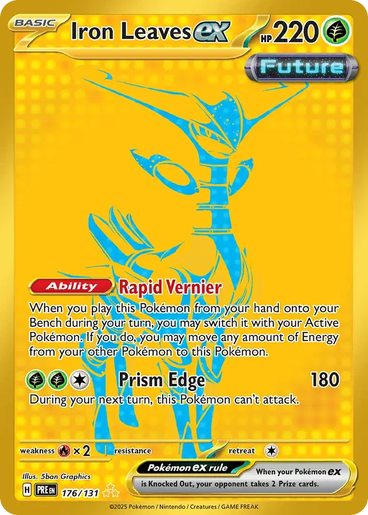 Iron Leaves ex Prismatic Evolutions 176