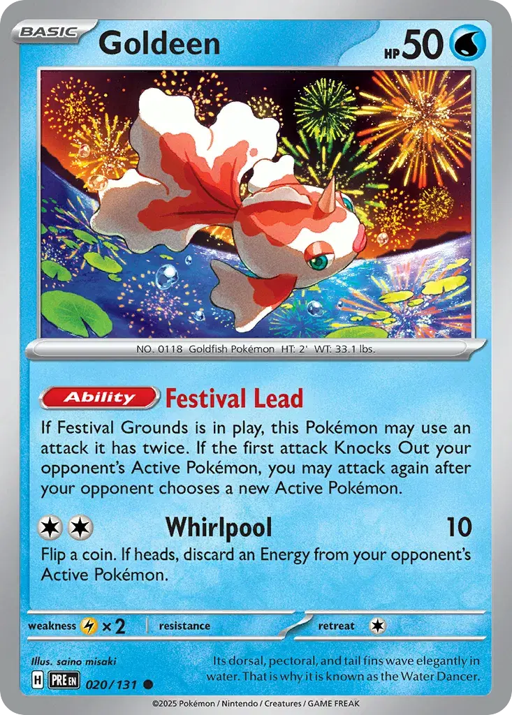 Goldeen Prismatic Evolutions 20