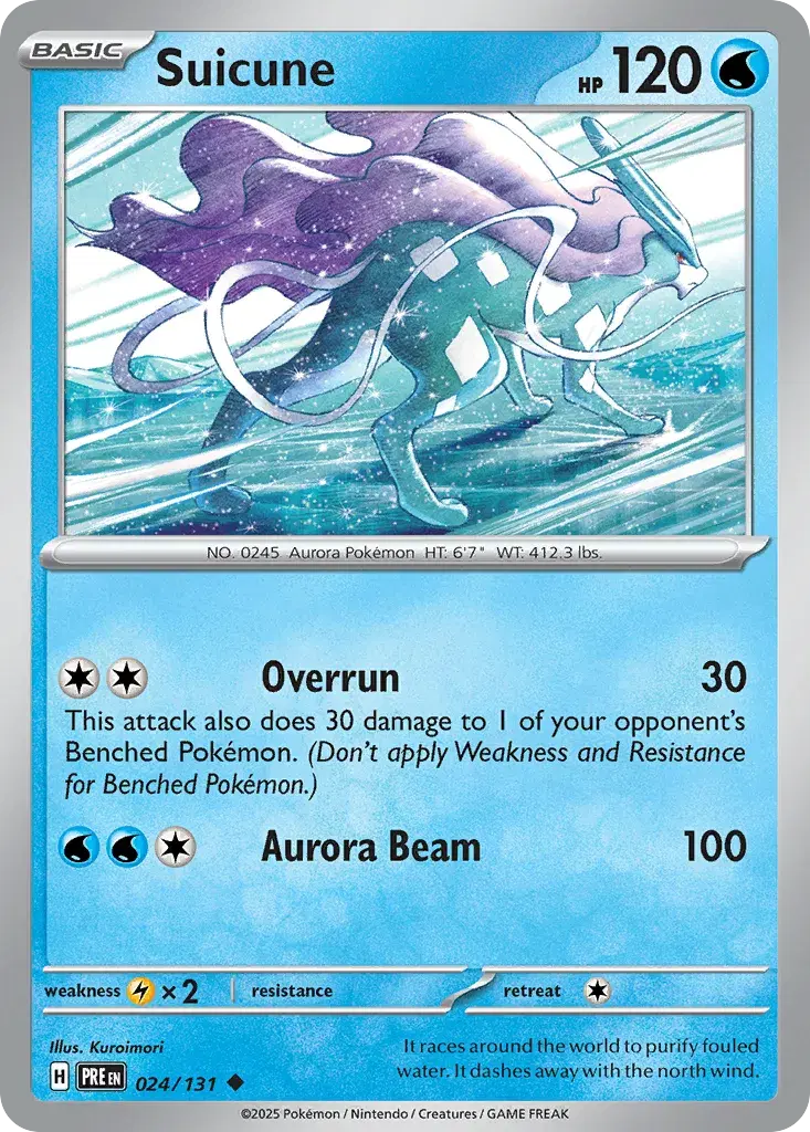 Suicune Prismatic Evolutions 24